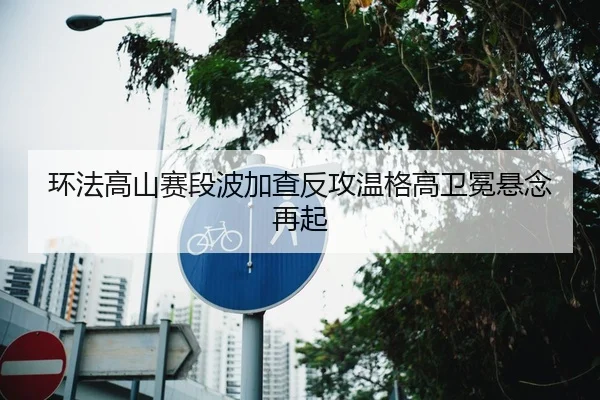 环法高山赛段波加查反攻温格高卫冕悬念再起